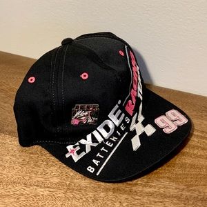 Jeff Burton Exide Racing Team Snapback Hat w/ Pin